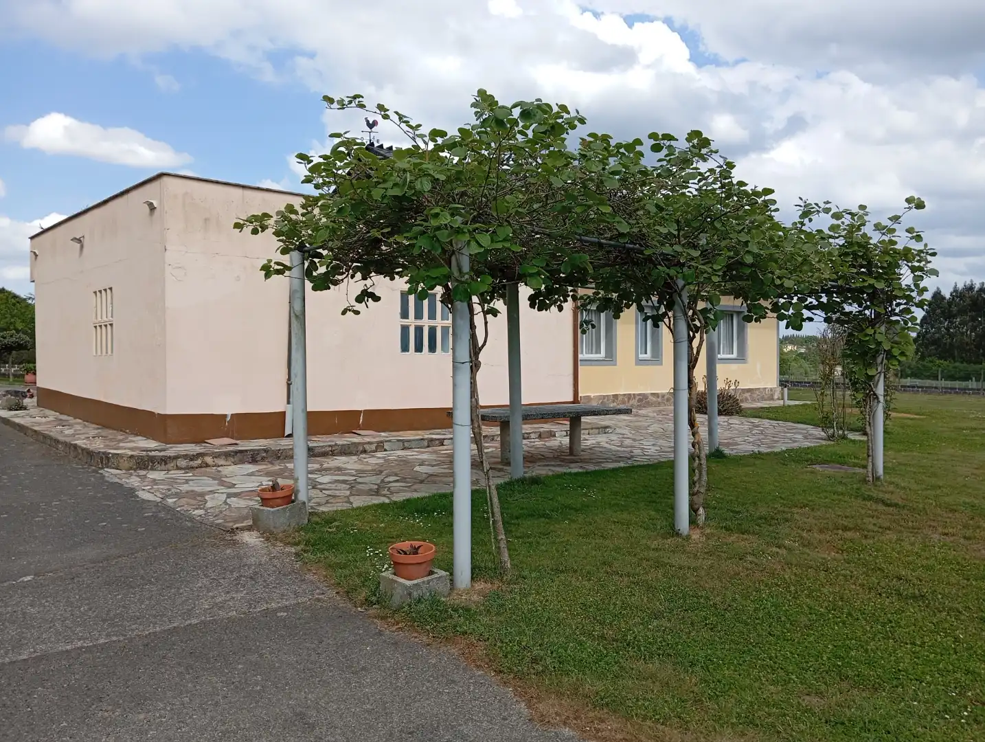 Vista exterior de Casa o chalet en venta en Lugo con Calefacción, Jardín privado y Terraza