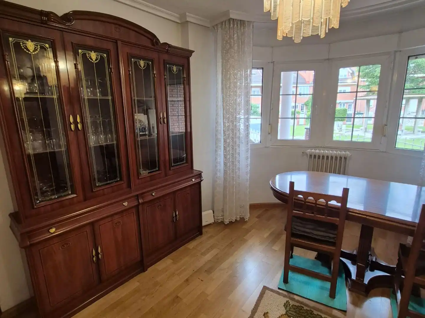Flat for sale in Avenida del Párroco Pablo Díez, 102, Trobajo del Camino Dining room of Flat for sale in San Andrés del Rabanedo with Heating, Private garden and Parquet flooring