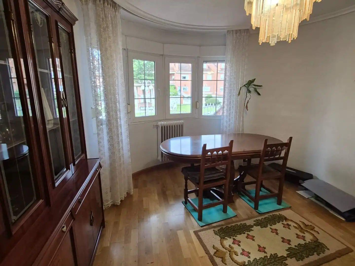 Flat for sale in Avenida del Párroco Pablo Díez, 102, Trobajo del Camino Dining room of Flat for sale in San Andrés del Rabanedo with Heating, Private garden and Parquet flooring