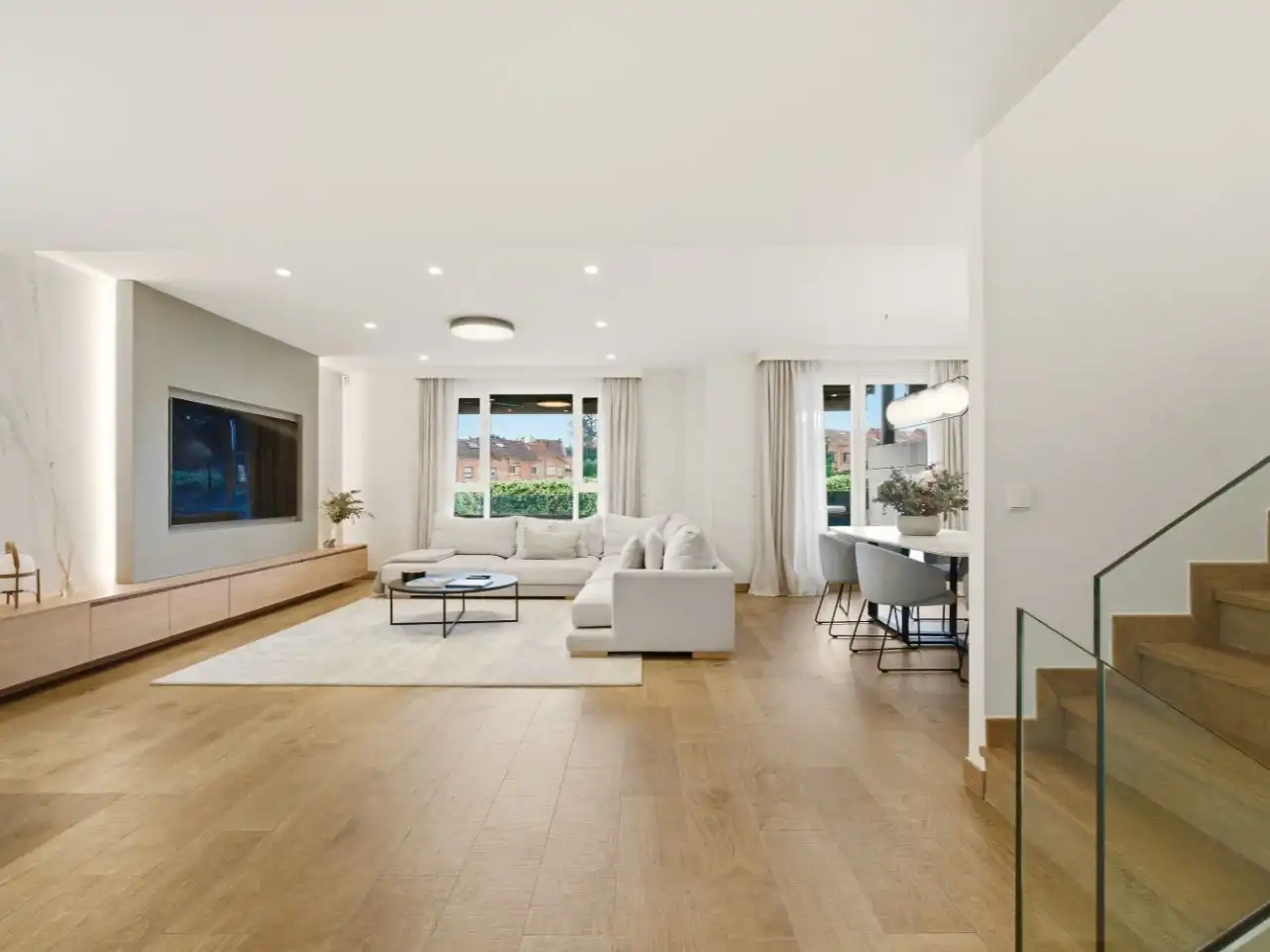 Wohnung zum Verkauf in Calle Fernando Ruiz de León, 2, Norte Wohnzimmer von Wohnung zum Verkauf in Pozuelo de Alarcón mit Klimaanlage, Heizung und Privatgarten