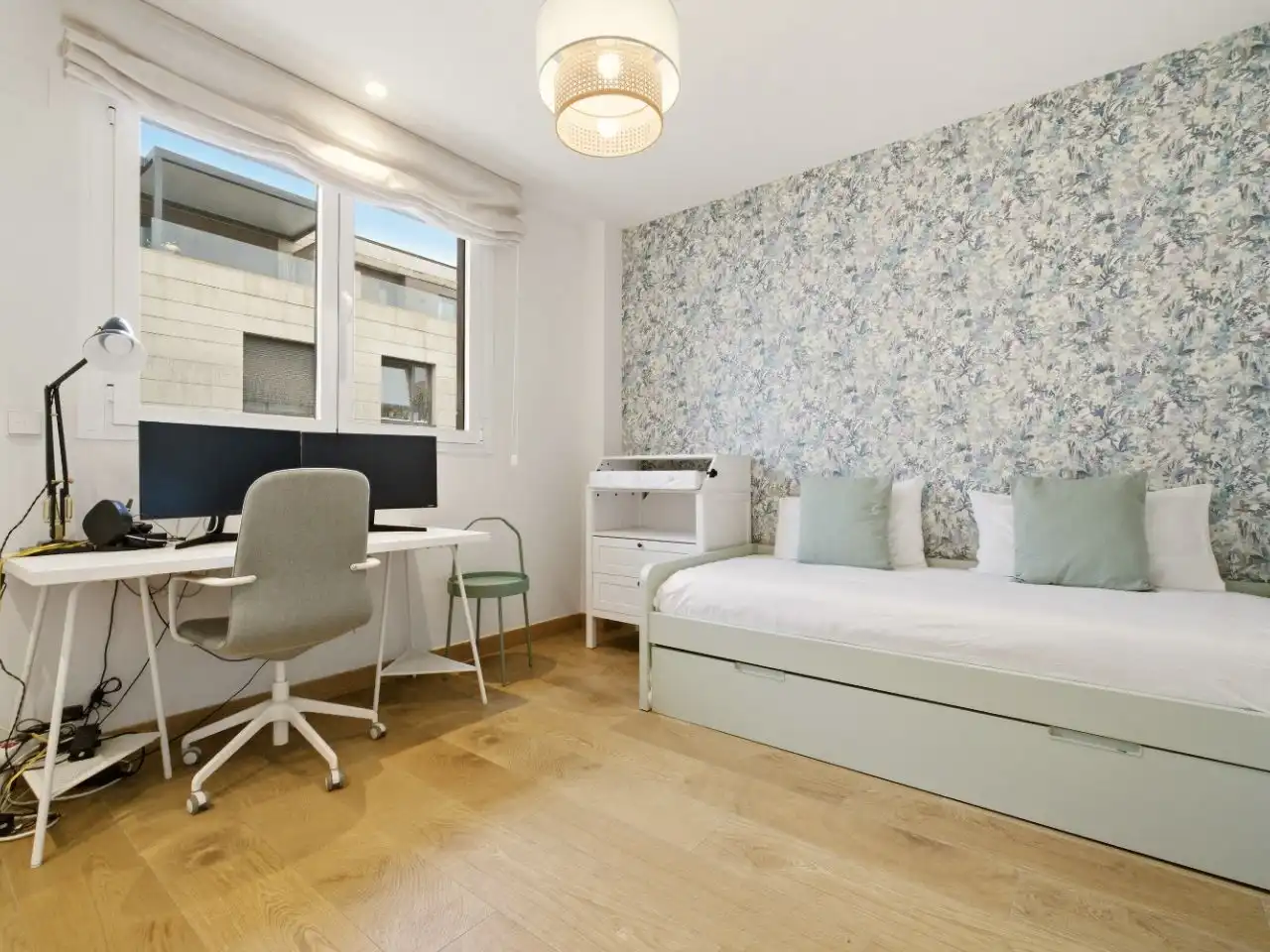 Wohnung zum Verkauf in Calle Fernando Ruiz de León, 2, Norte Schlafzimmer von Wohnung zum Verkauf in Pozuelo de Alarcón mit Klimaanlage, Heizung und Privatgarten