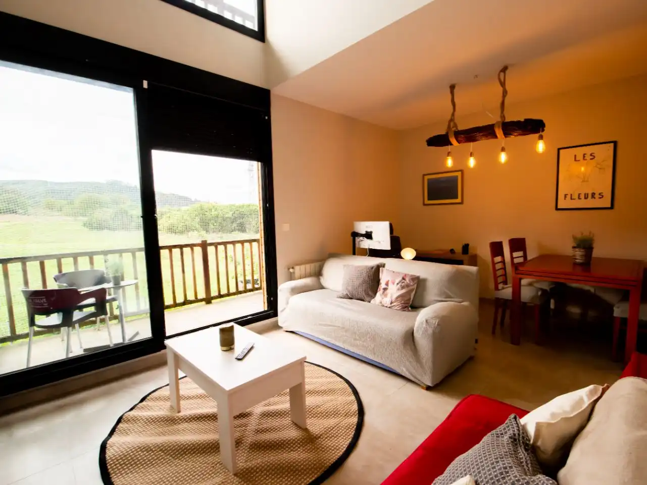 Living room of Houses for rent in Polanco  with Heating, Private garden and Terrace