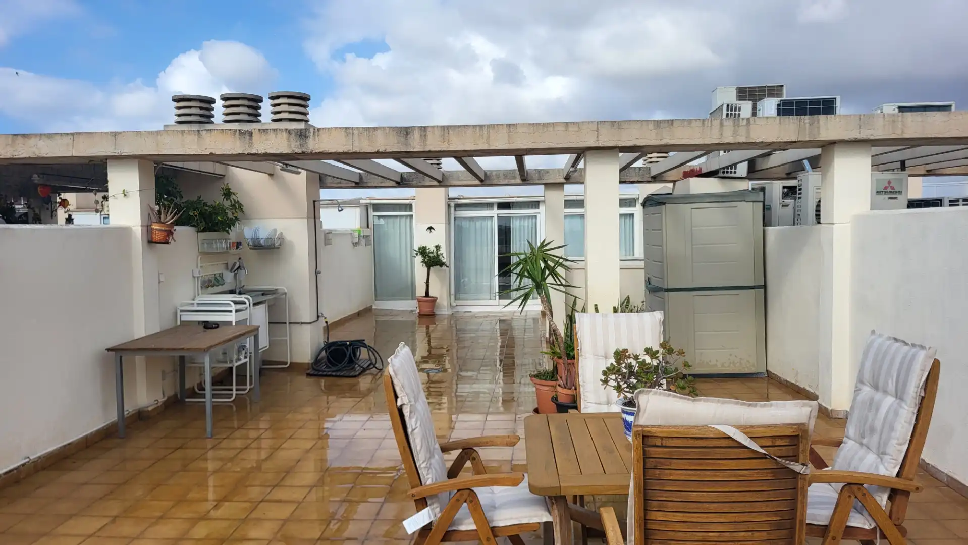 Terraza de Ático de alquiler en Sant Joan d'Alacant con Terraza, Amueblado y Horno