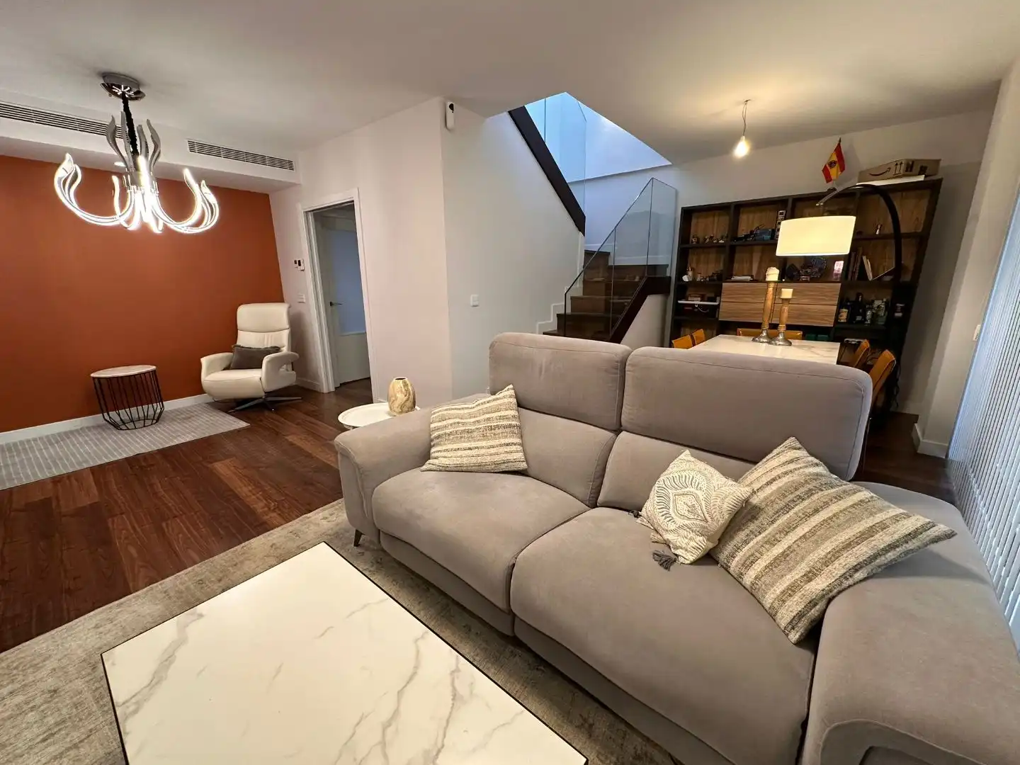 Dachboden zum Verkauf in Bulevar Louis Pasteur, 17, Málaga Capital Wohnzimmer von Dachboden zum Verkauf in Málaga Capital mit Klimaanlage, Terrasse und Schwimmbad