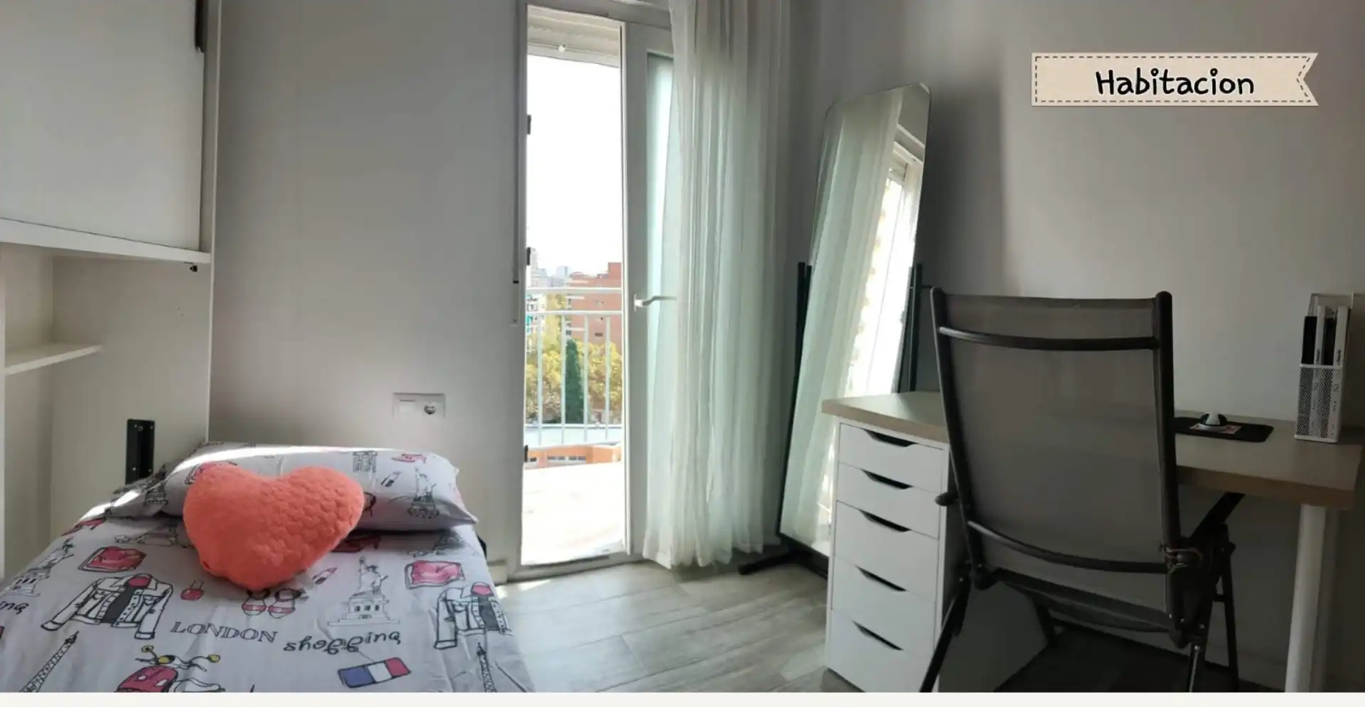 Wohnung zum Verkauf in Carrer de Cantàbria, 60, La Verneda i la Pau Schlafzimmer von Wohnung zum Verkauf in Barcelona Capital mit Balkon