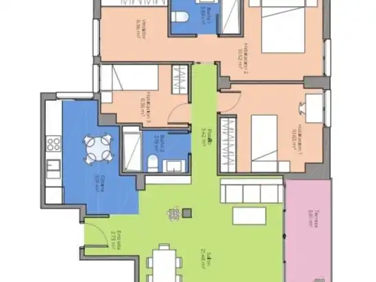Flat for sale in Calle del Idioma Esperanto, 22, Pueblo Nuevo Flat for sale in Madrid Capital with Air Conditioner and Terrace