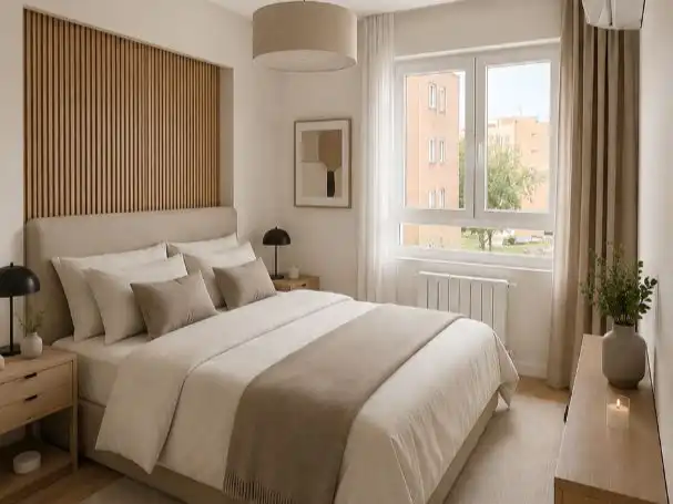 Flat for sale in Calle del Idioma Esperanto, 22, Pueblo Nuevo Bedroom of Flat for sale in Madrid Capital with Air Conditioner and Terrace