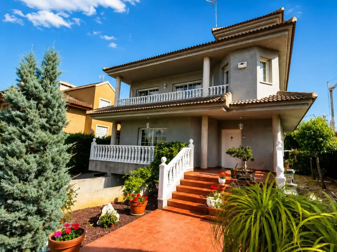 Flat for sale in Calle Reina Sofia, 24, El Esparragal Exterior view of Flat for sale in Murcia with Air Conditioner, Heating and Private garden