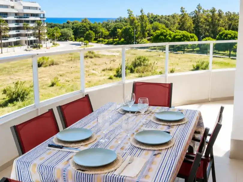 Terrassa de Pis de lloguer en Canet d'En Berenguer amb Aire condicionat, Calefacció i Jardí privat