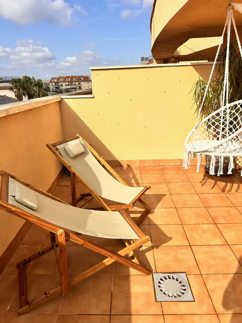 Terrasse von Wohnung zum Verkauf in Montbrió del Camp mit Klimaanlage und Terrasse