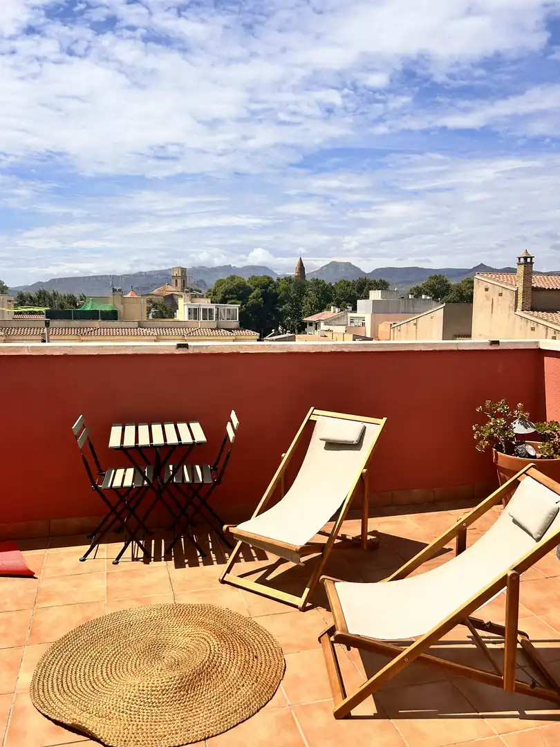 Terrasse von Wohnung zum Verkauf in Montbrió del Camp mit Klimaanlage und Terrasse