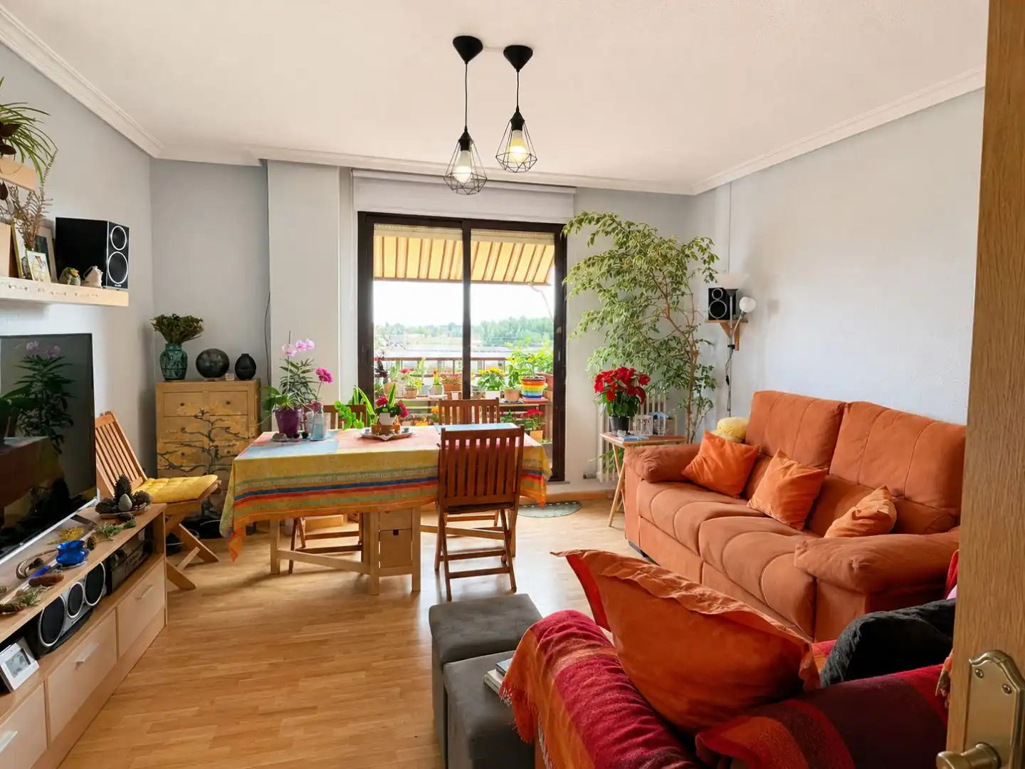 Sala de estar de Piso en venta en Salamanca Capital con Balcón