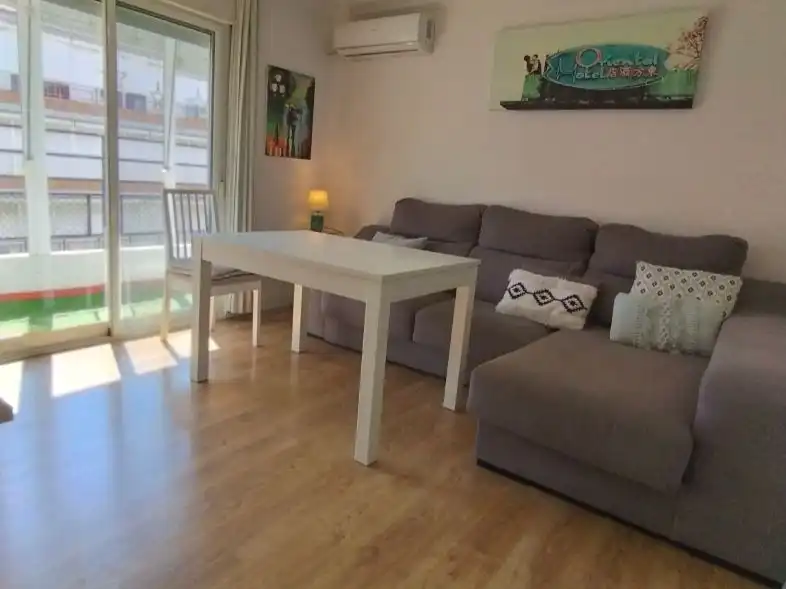 Flat for sale in Calle Ciudad de Játiva, 2, Parque Alcosa Living room of Flat for sale in Sevilla Capital with Air Conditioner and Balcony
