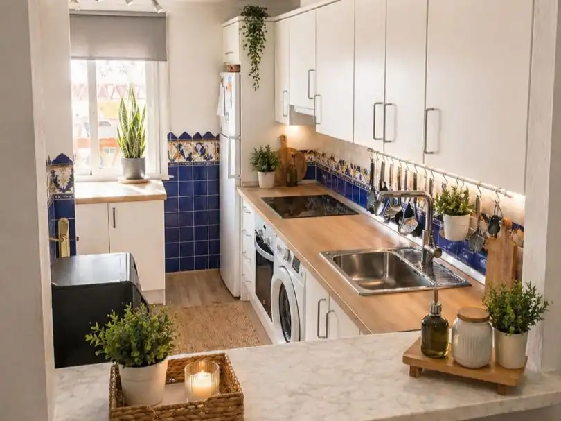 Piso en venta en Avenida Suiza, 17, Mijas Golf Cocina de Piso en venta en Mijas con Terraza, Piscina y Balcón