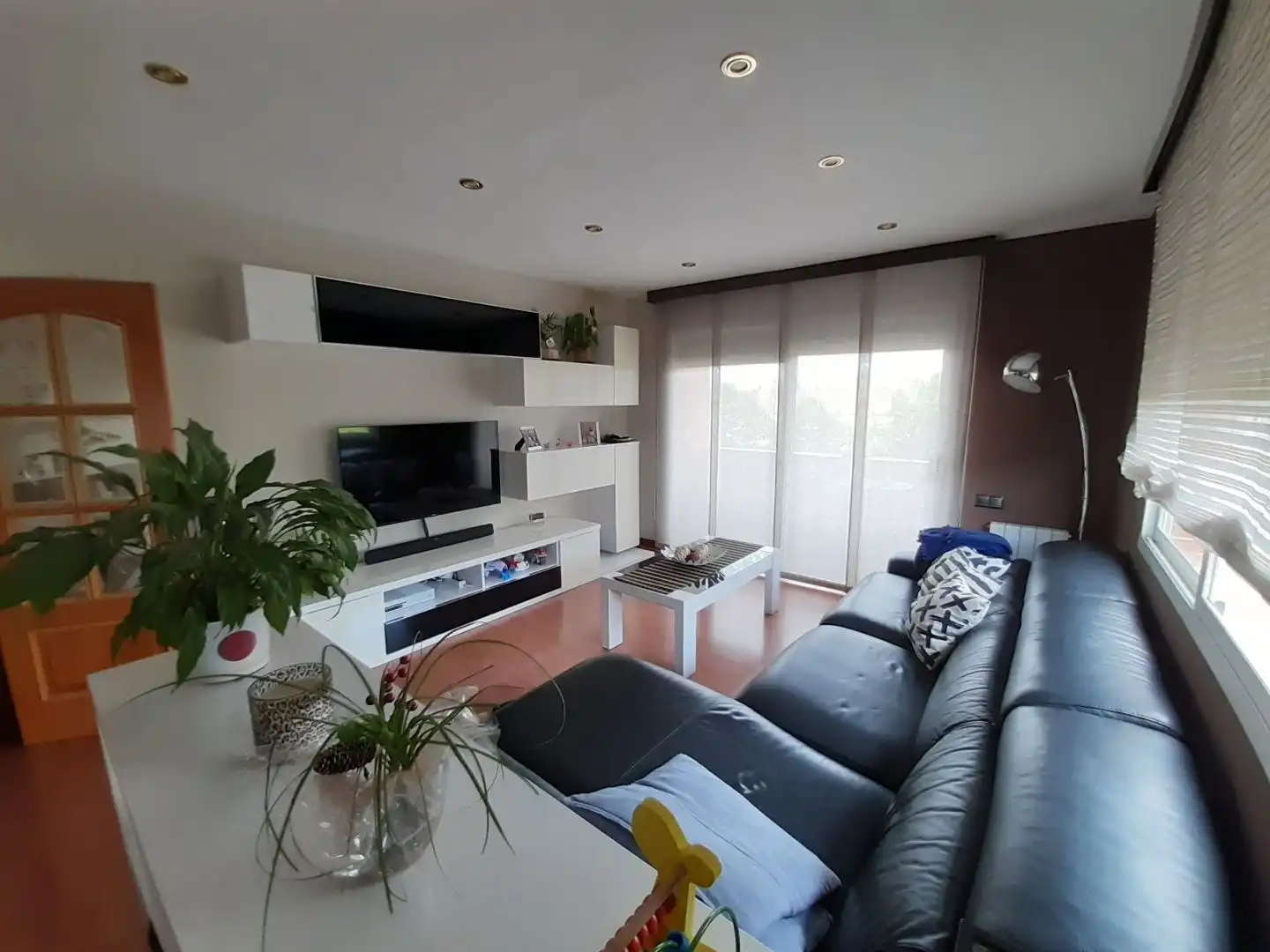 Sala de estar de Piso en venta en Granollers con Aire acondicionado, Calefacción y Parquet