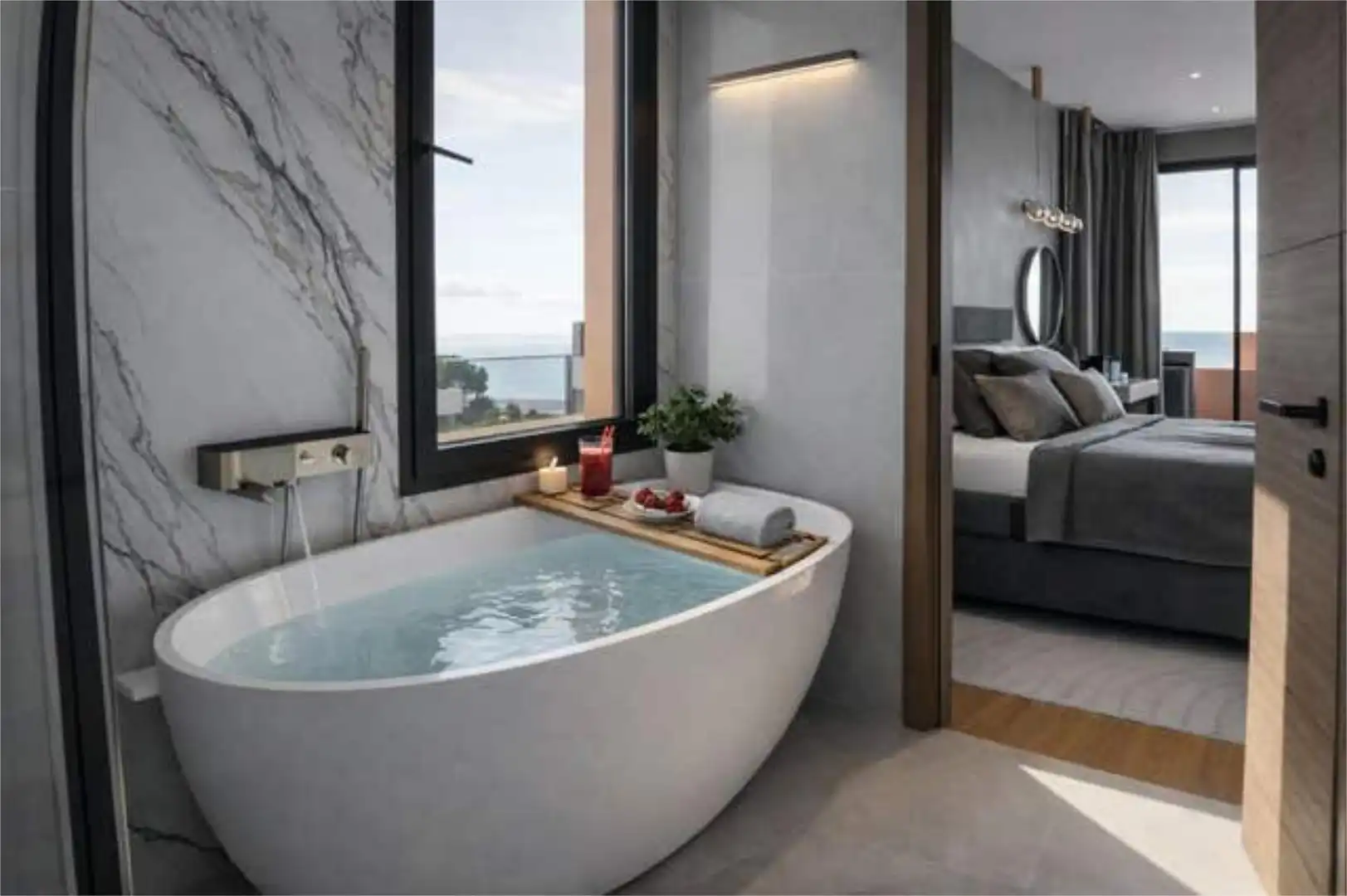 Houses for sale in Calahonda Bathroom of Houses for sale in Mijas with Terrace, Storage room and Swimming Pool