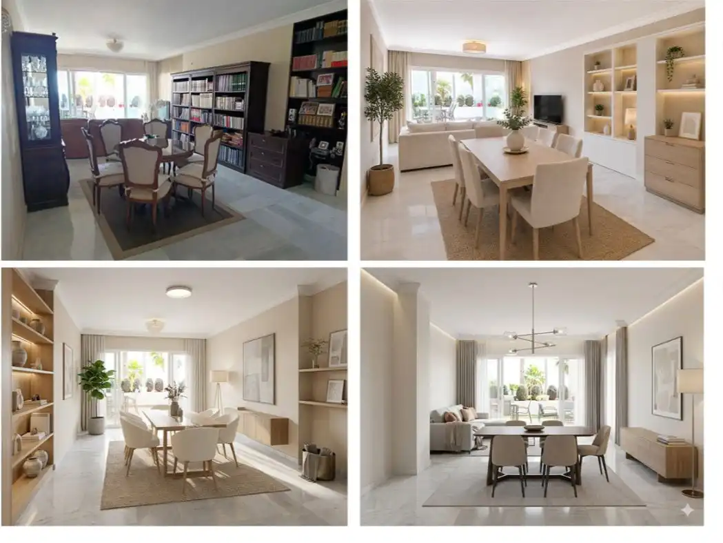 Flat for sale in Calle de la Cordera, 34, Montemar Dining room of Flat for sale in Torremolinos with Air Conditioner, Heating and Terrace