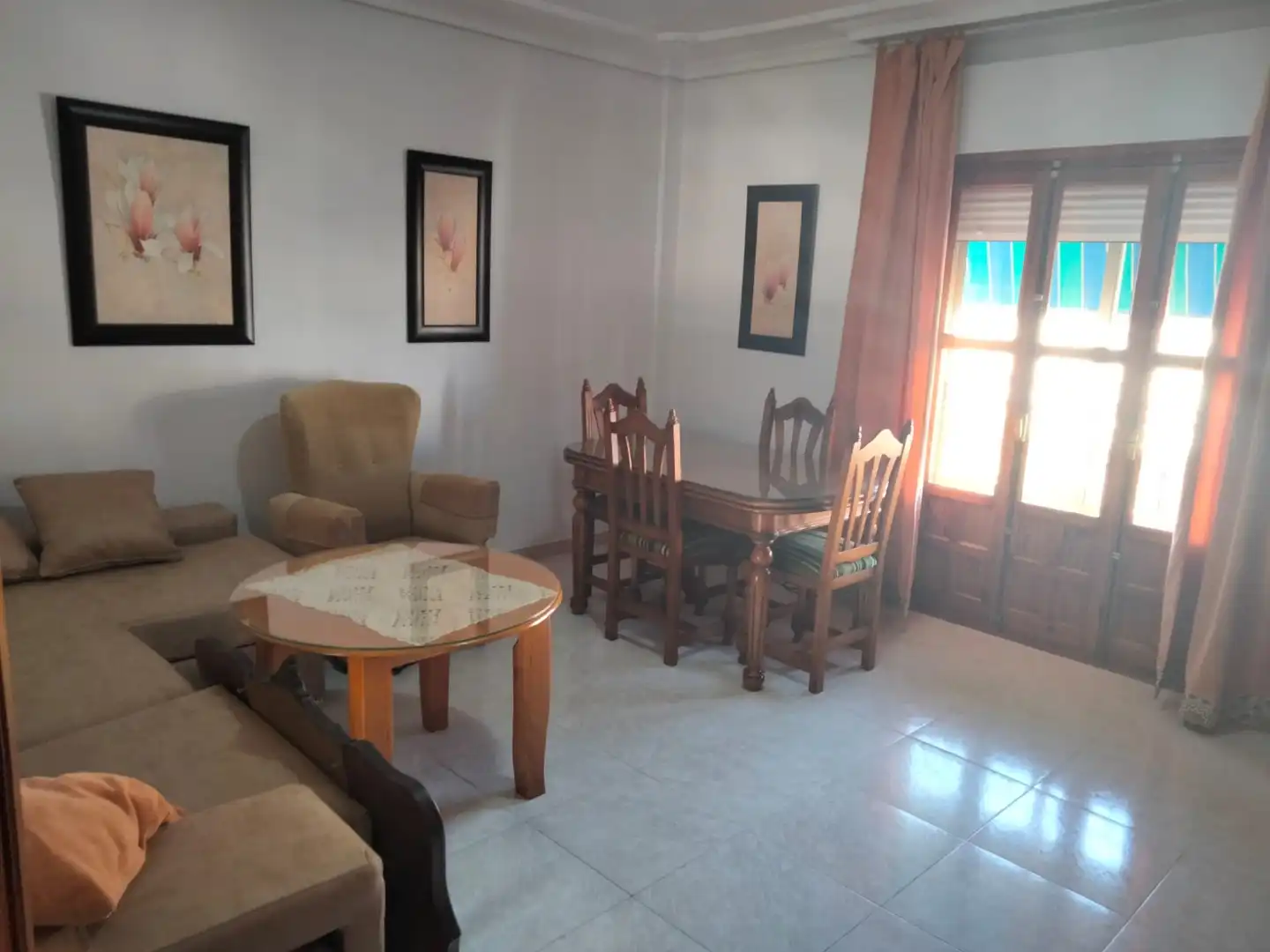 Living room of Flat for share in Mérida  with Furnished, Oven and Washing machine