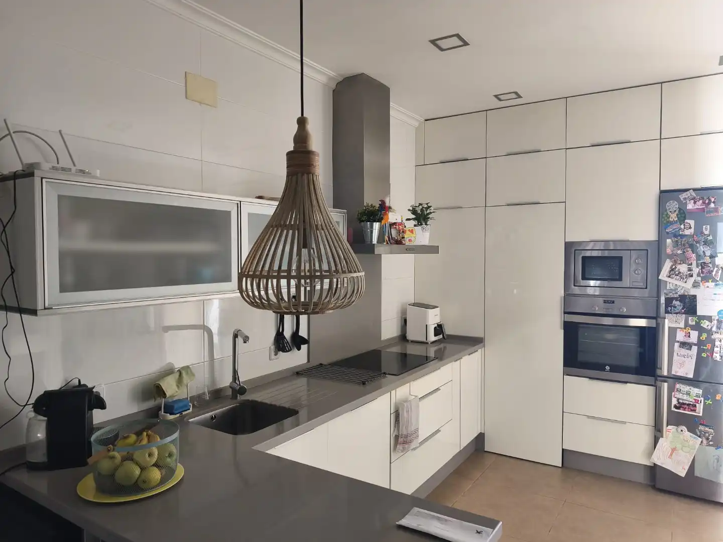 Cocina de Casa adosada en venta en Mairena del Alcor con Aire acondicionado