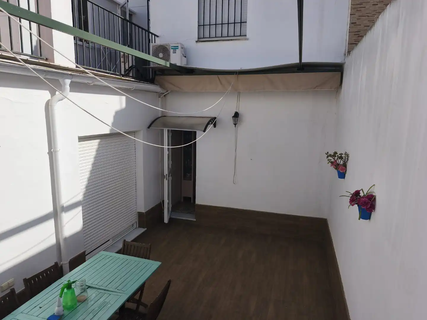Terraza de Casa adosada en venta en Mairena del Alcor con Aire acondicionado