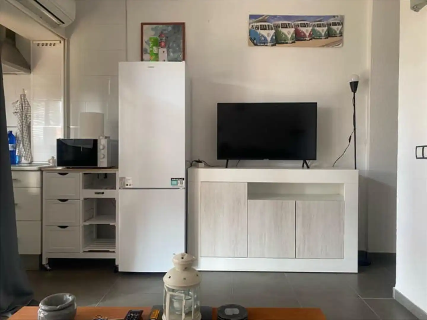 Cocina de Apartamento de alquiler en Almería con Jardín privado, Terraza y Piscina