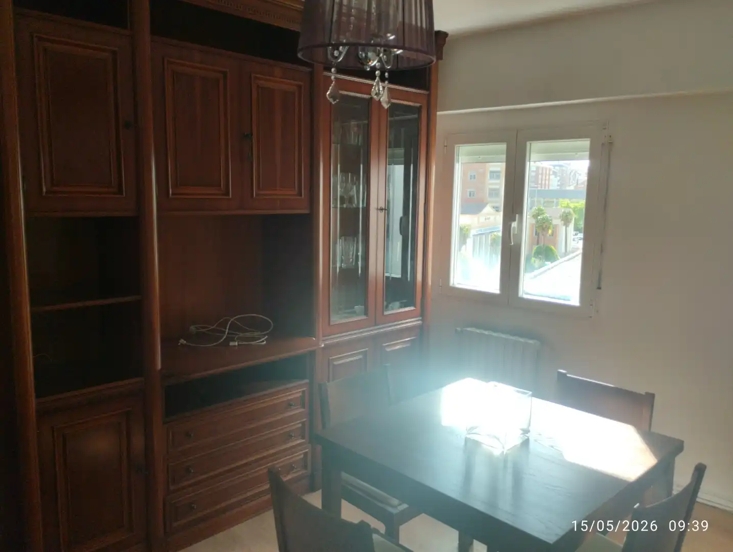 Esszimmer von Wohnung zur Miete in Valladolid mit Heizung, Parkett und Terrasse