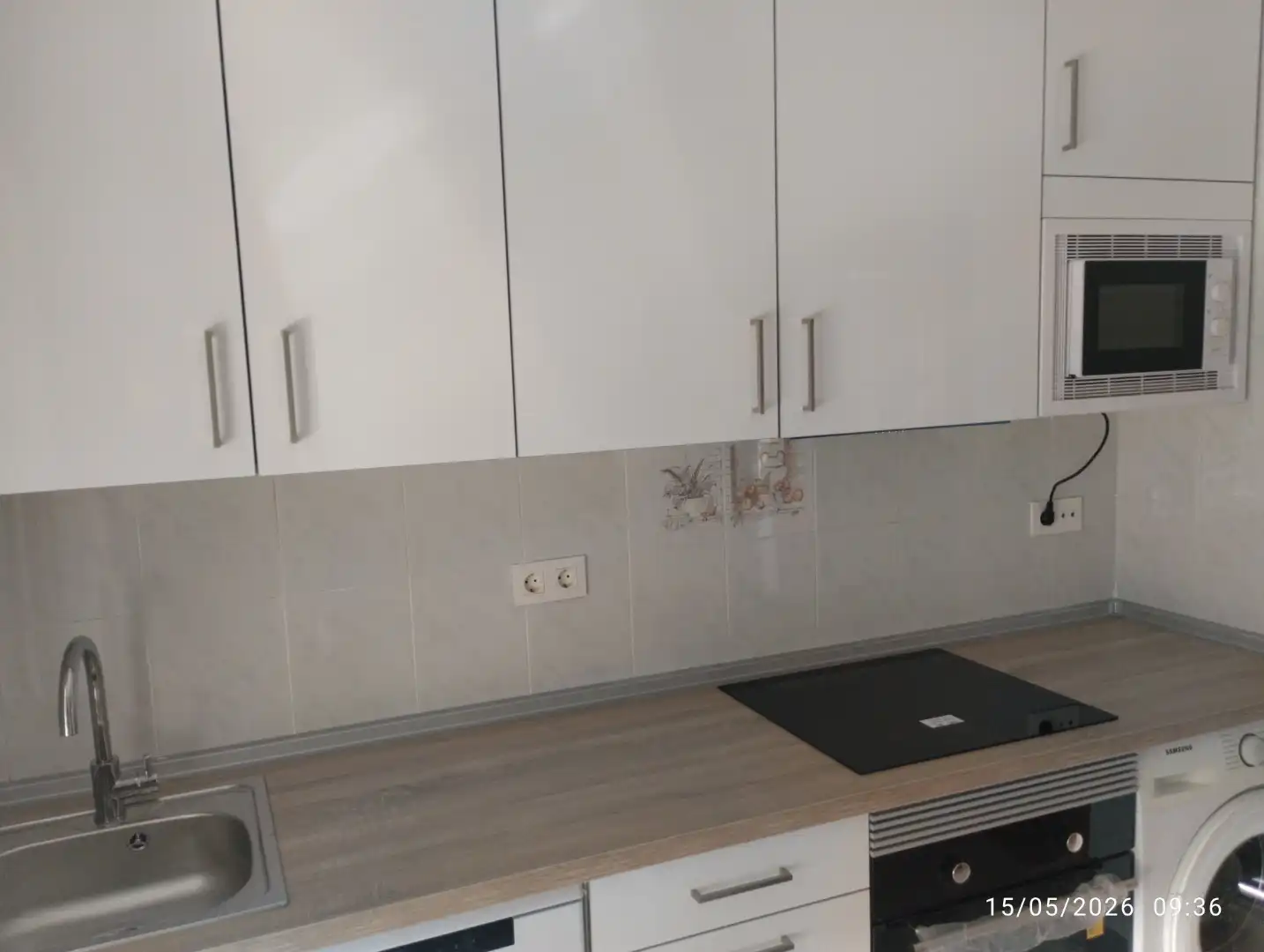 Küche von Wohnung zur Miete in Valladolid mit Heizung, Parkett und Terrasse
