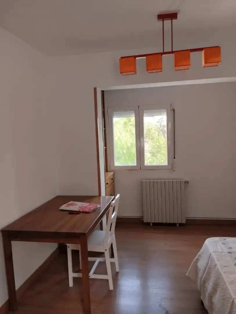 Schlafzimmer von Wohnung zur Miete in Valladolid mit Heizung, Parkett und Terrasse