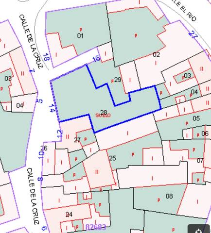 Terreno en Venta en Calle la Cruz, 14 en Frechilla
