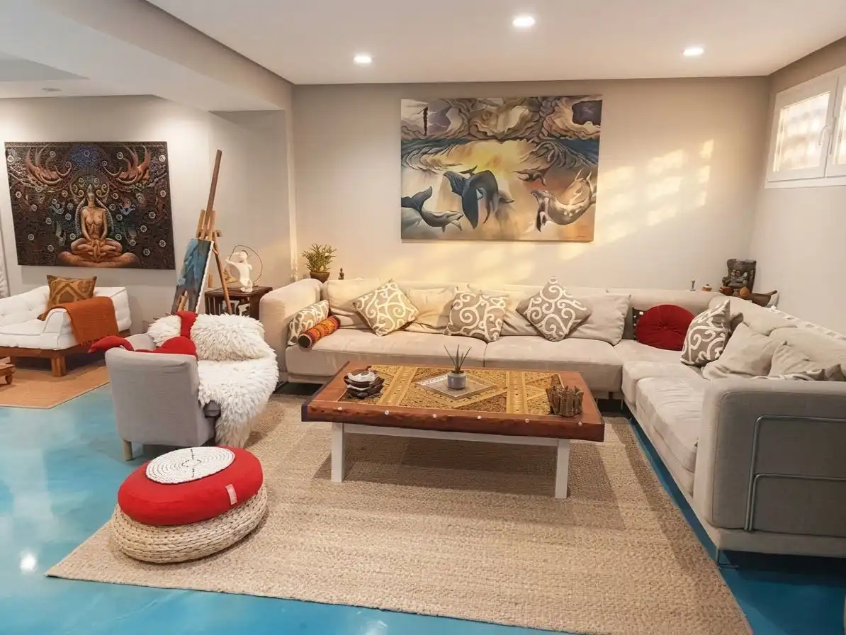 Flat for sale in Calle San Lamberto, 19, Ventas Living room of Flat for sale in Madrid with Heating, Parquet flooring and Storage room