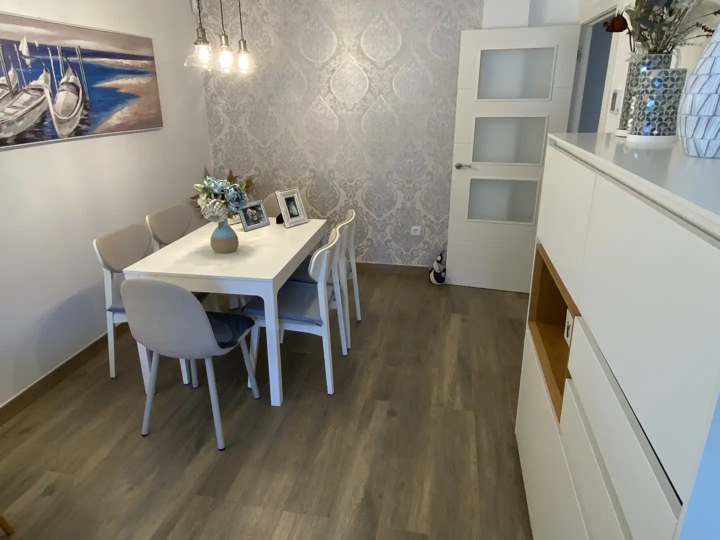 Attic for sale in Avinguda de la Cossetània, 26, L'Estany Dining room of Attic for sale in Calafell with Air Conditioner, Terrace and Swimming Pool