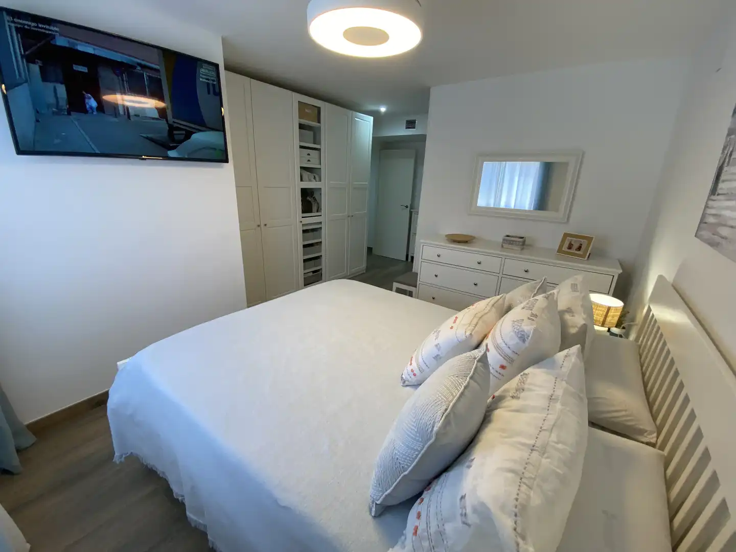 Attic for sale in Avinguda de la Cossetània, 26, L'Estany Bedroom of Attic for sale in Calafell with Air Conditioner, Terrace and Swimming Pool