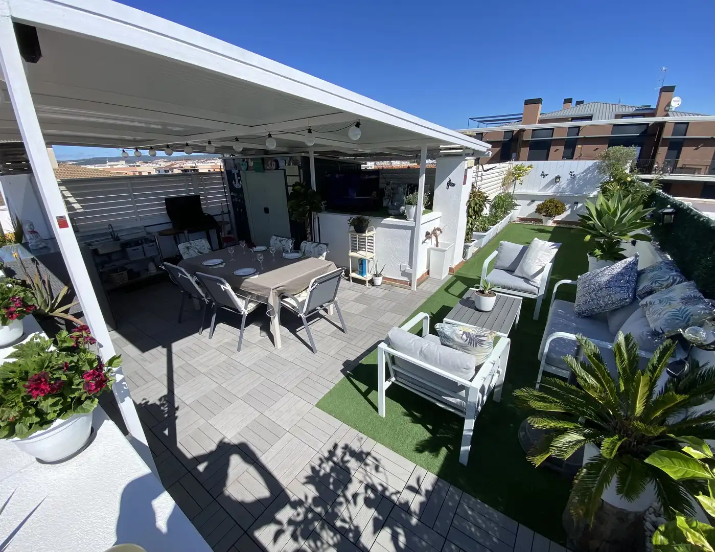 Attic for sale in Avinguda de la Cossetània, 26, L'Estany Terrace of Attic for sale in Calafell with Air Conditioner, Terrace and Swimming Pool
