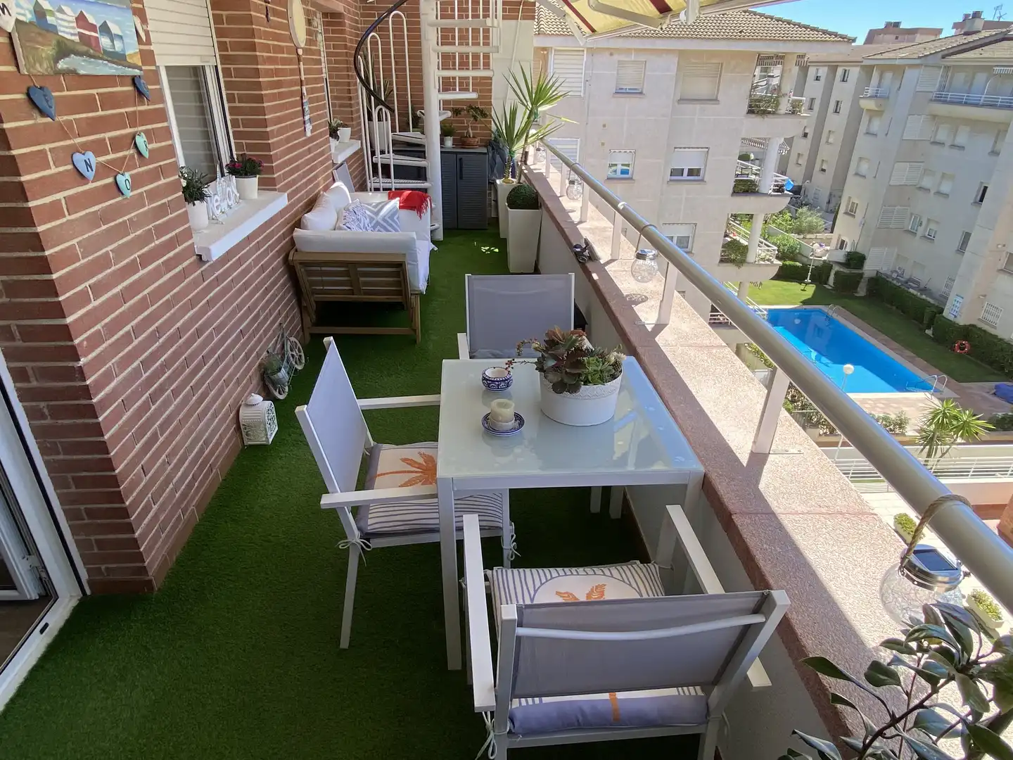 Attic for sale in Avinguda de la Cossetània, 26, L'Estany Balcony of Attic for sale in Calafell with Air Conditioner, Terrace and Swimming Pool