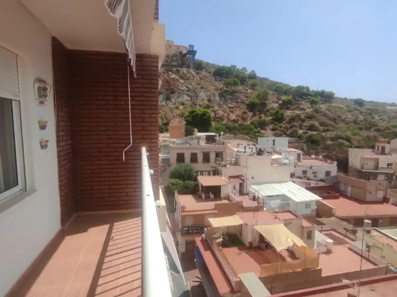 Flat for rent in Calle Sánchez Fortún, 2, Casco Antiguo Balcony of Flat for rent in Águilas with Air Conditioner, Heating and Terrace
