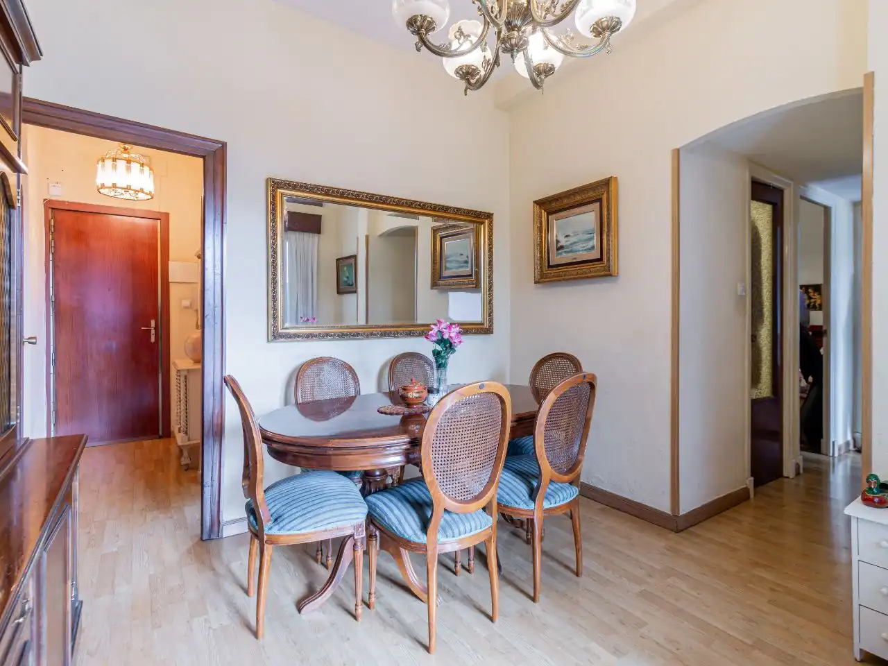 Dining room of Flat for sale in  Madrid Capital  with Terrace