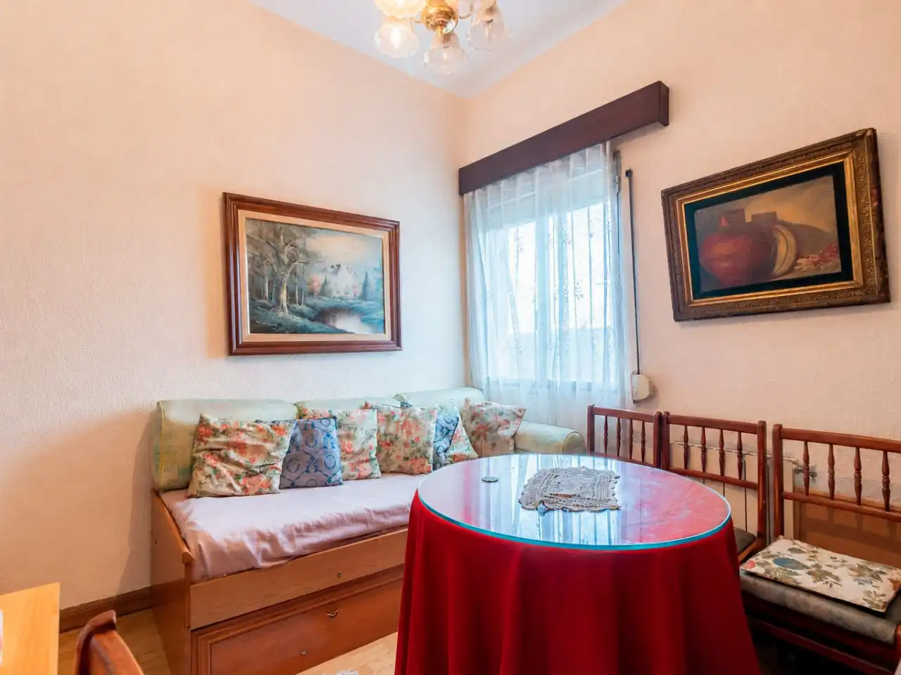 Living room of Flat for sale in  Madrid Capital  with Terrace