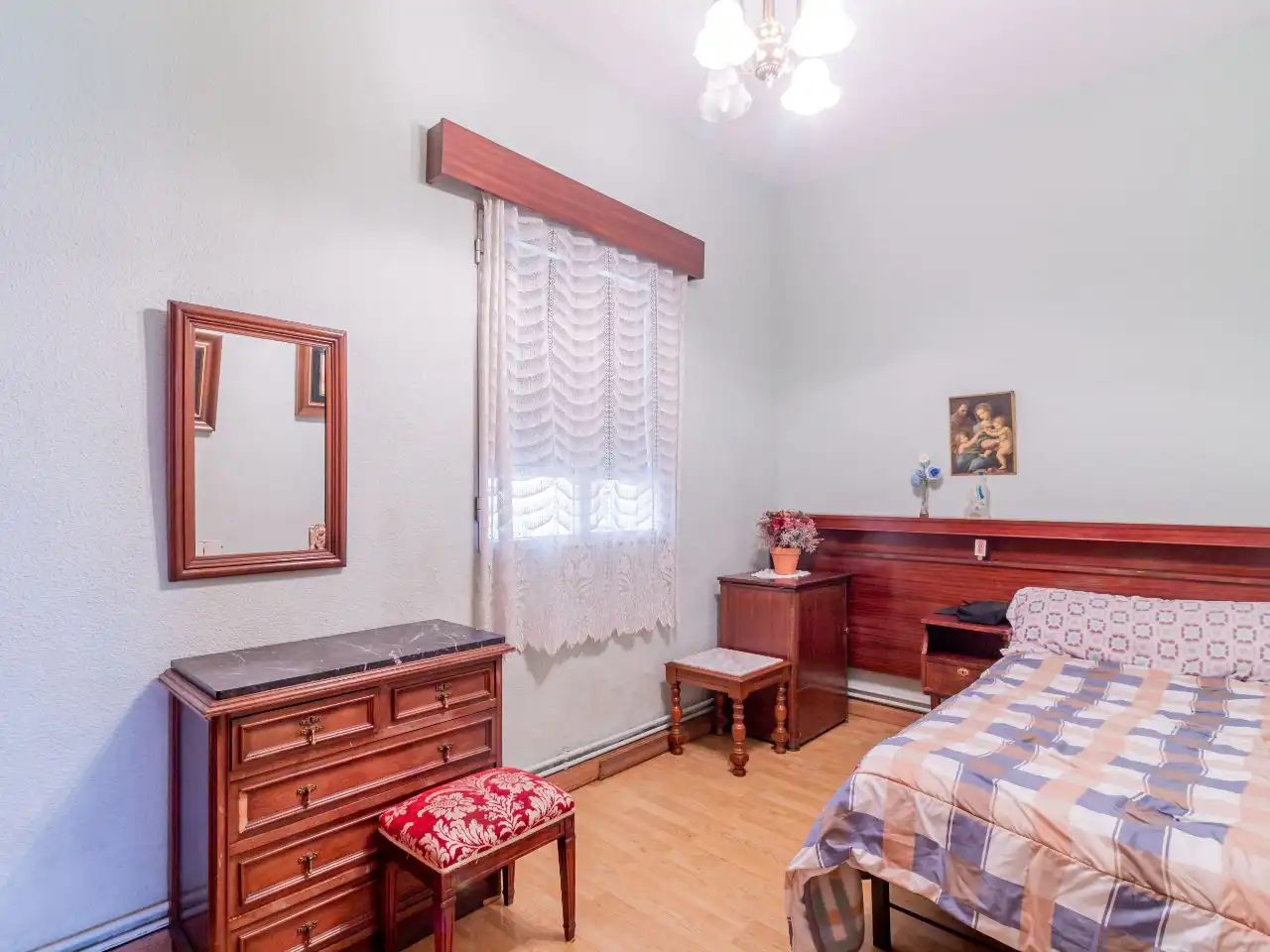 Bedroom of Flat for sale in  Madrid Capital  with Terrace