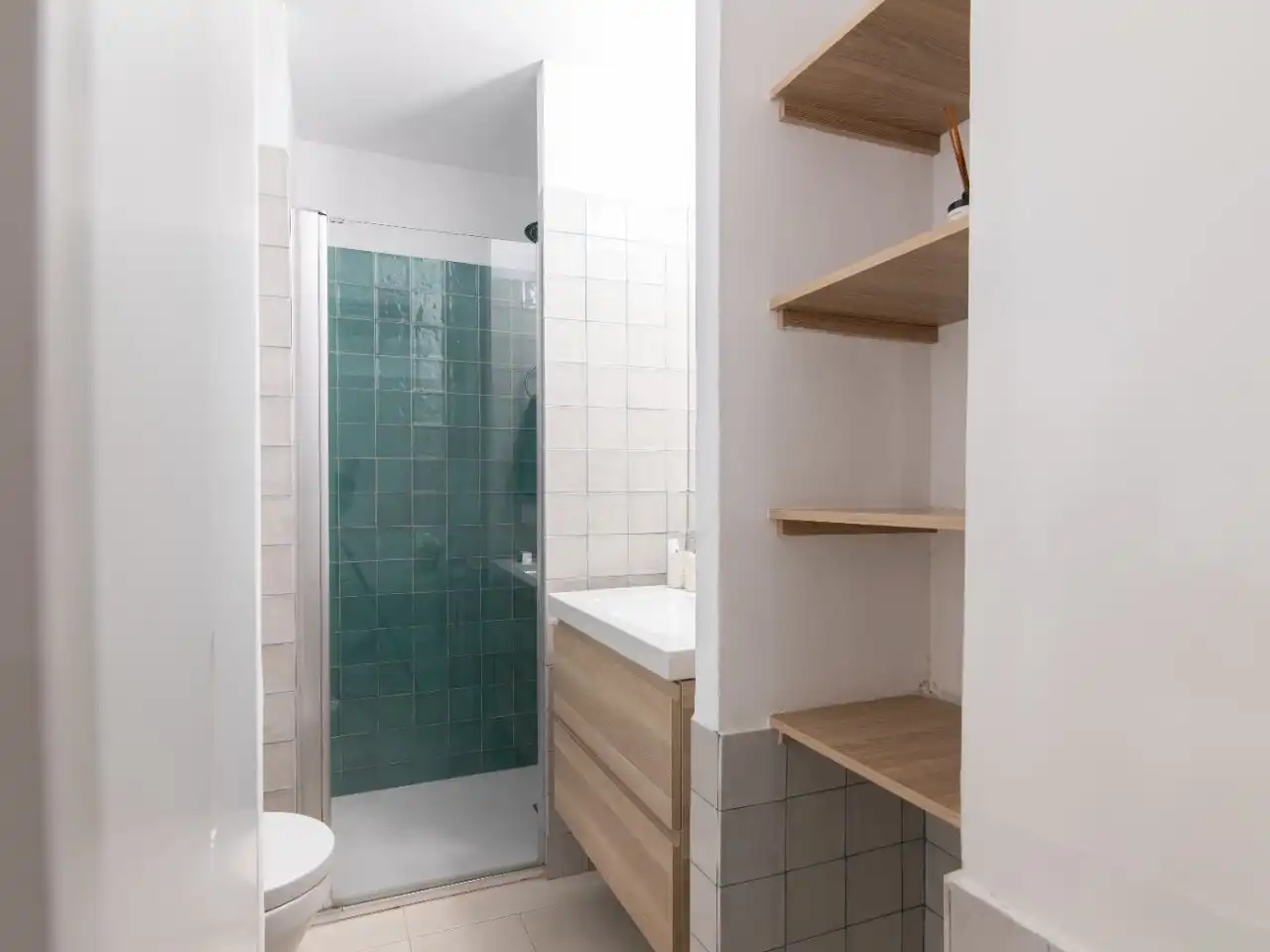 Badezimmer von Wohnung zum Verkauf in  Valencia Capital mit Klimaanlage