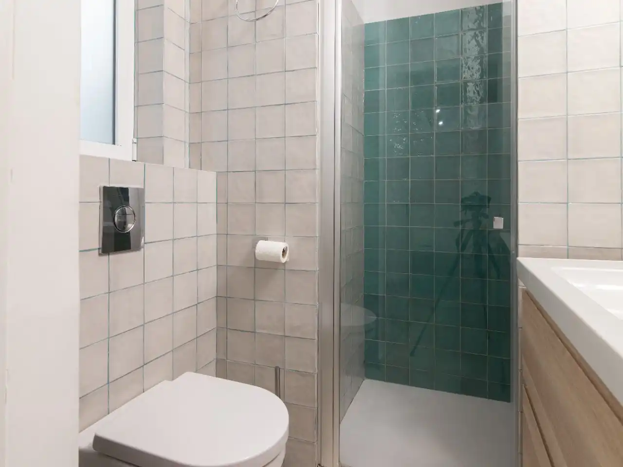 Badezimmer von Wohnung zum Verkauf in  Valencia Capital mit Klimaanlage