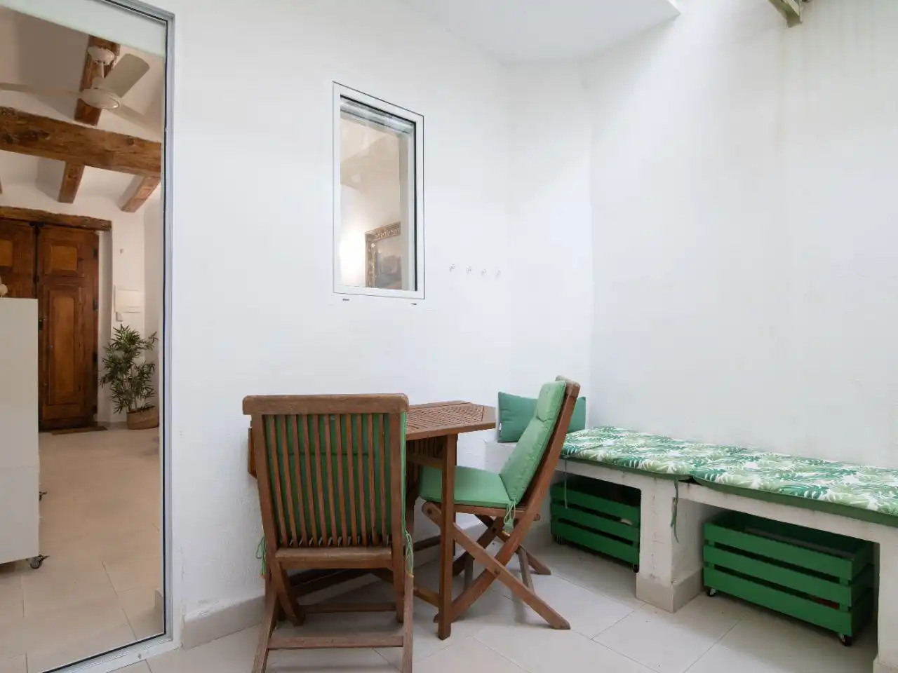 Terrasse von Wohnung zum Verkauf in  Valencia Capital mit Klimaanlage