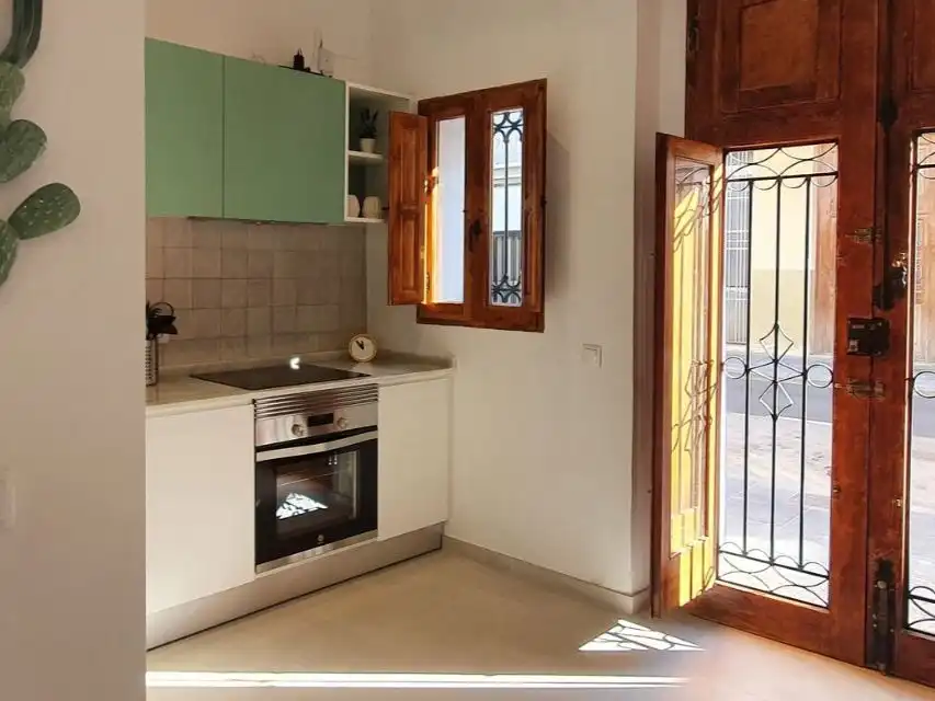 Küche von Wohnung zum Verkauf in  Valencia Capital mit Klimaanlage