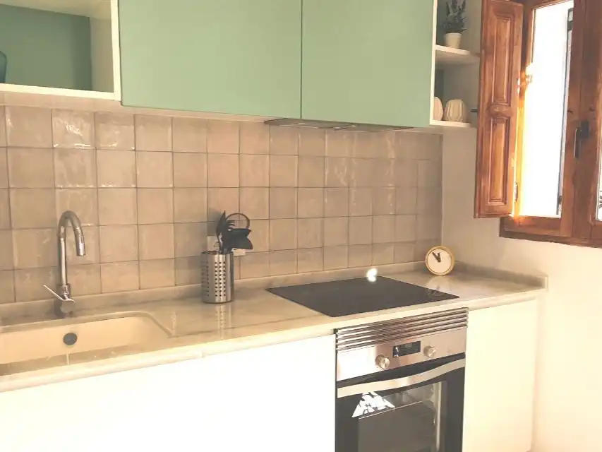 Küche von Wohnung zum Verkauf in  Valencia Capital mit Klimaanlage