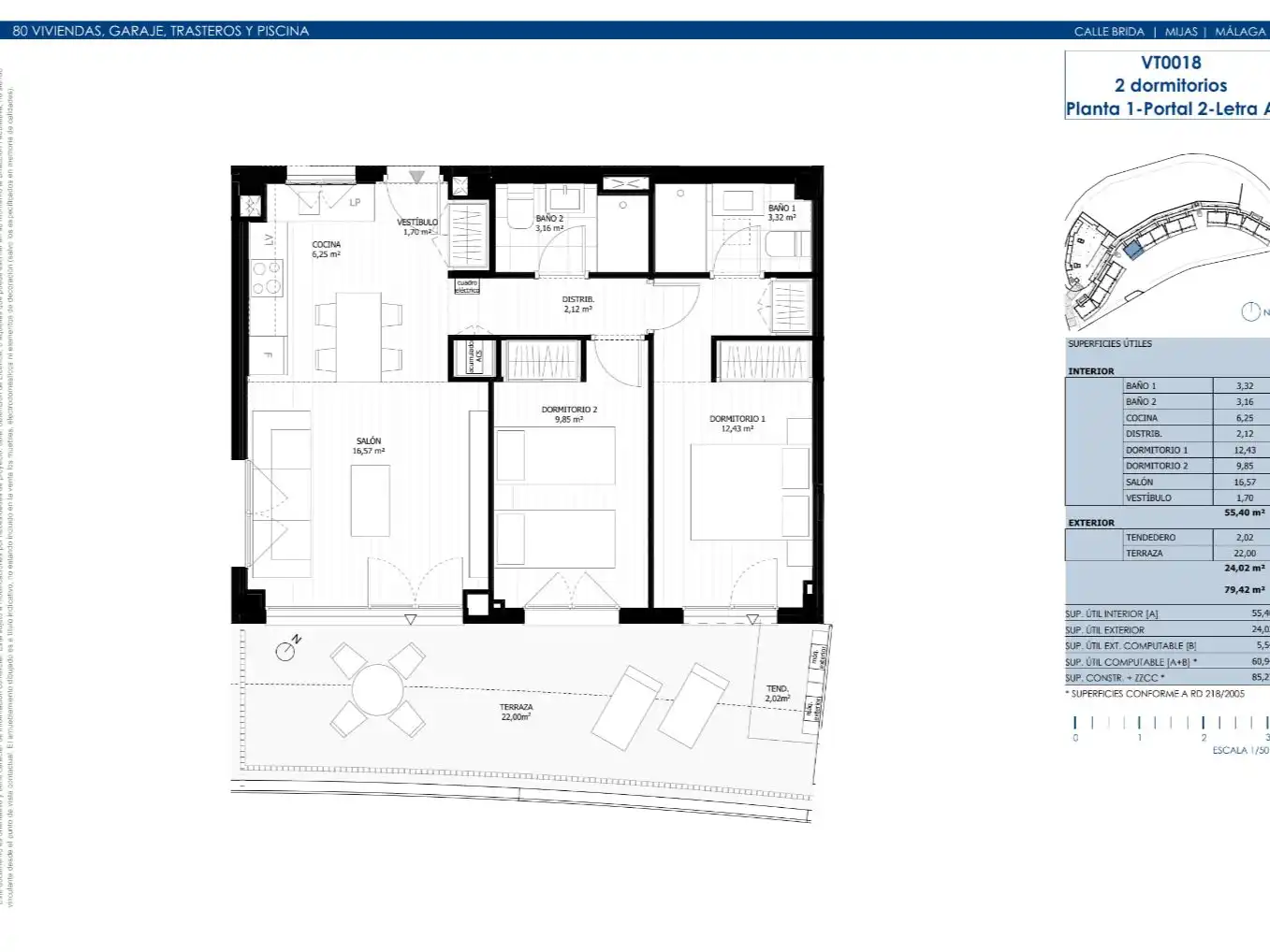 Piso en venta en Calle Brida, 2, Hipódromo - Cerrado del Águila Piso en venta en Mijas con Aire acondicionado, Terraza y Piscina