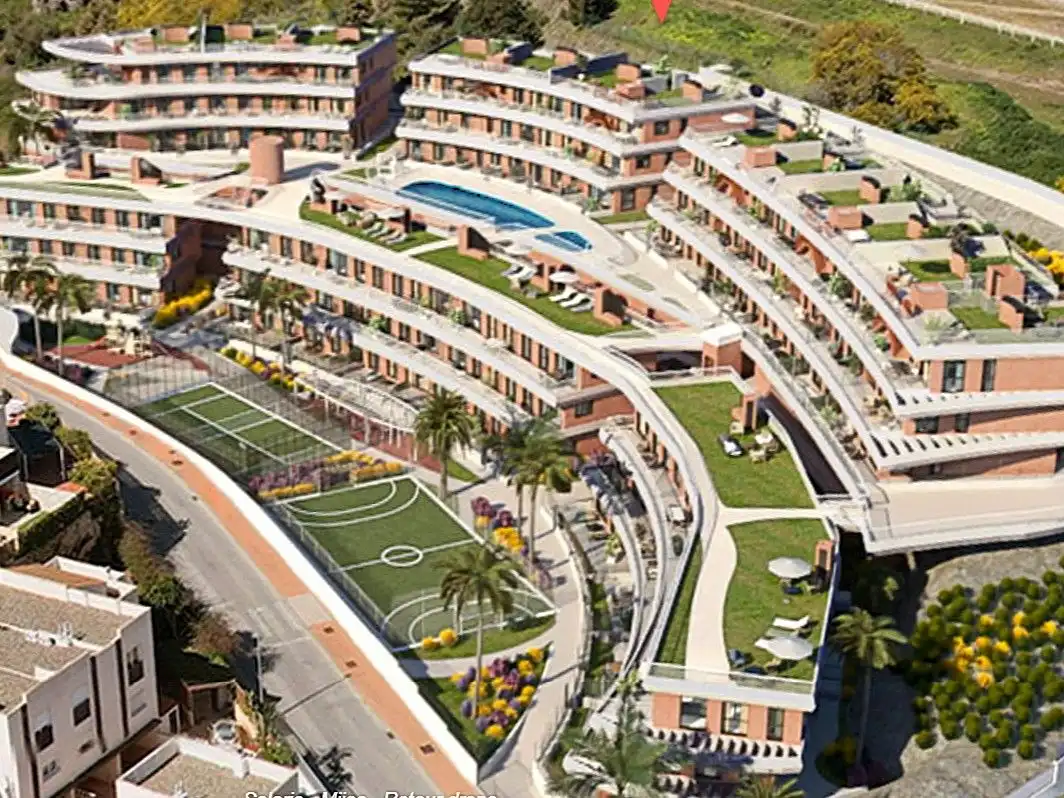 Piso en venta en Calle Brida, 2, Hipódromo - Cerrado del Águila Vista exterior de Piso en venta en Mijas con Aire acondicionado, Terraza y Piscina