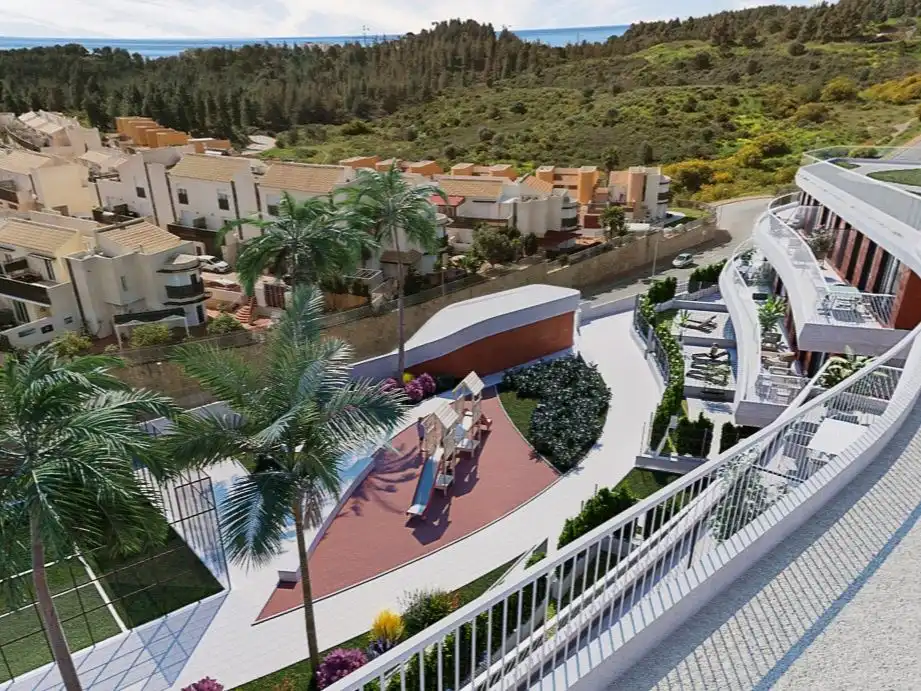 Piso en venta en Calle Brida, 2, Hipódromo - Cerrado del Águila Terraza de Piso en venta en Mijas con Aire acondicionado, Terraza y Piscina