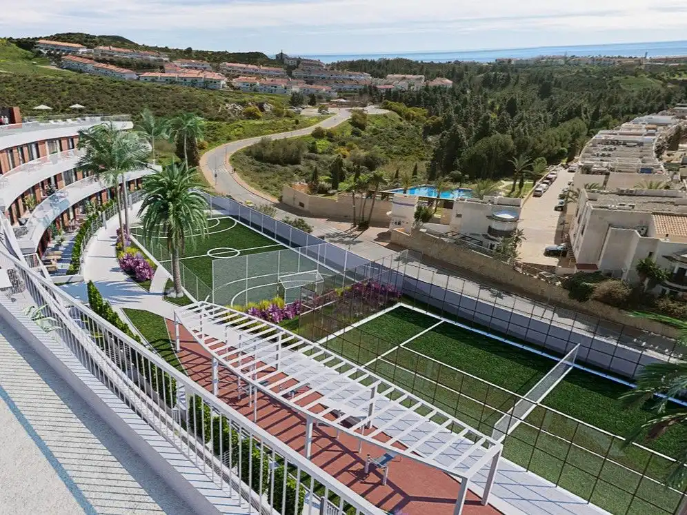Piso en venta en Calle Brida, 2, Hipódromo - Cerrado del Águila Jardín de Piso en venta en Mijas con Aire acondicionado, Terraza y Piscina