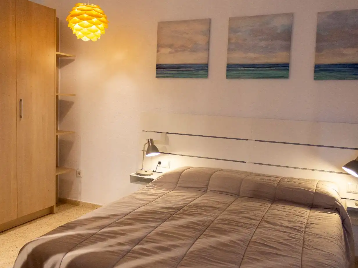 Wohnung zur Miete in Carrer Ximenez, 22, Hospital - Plaza del Real Schlafzimmer von Wohnung zur Miete in Castellón de la Plana / Castelló de la Plana mit Klimaanlage