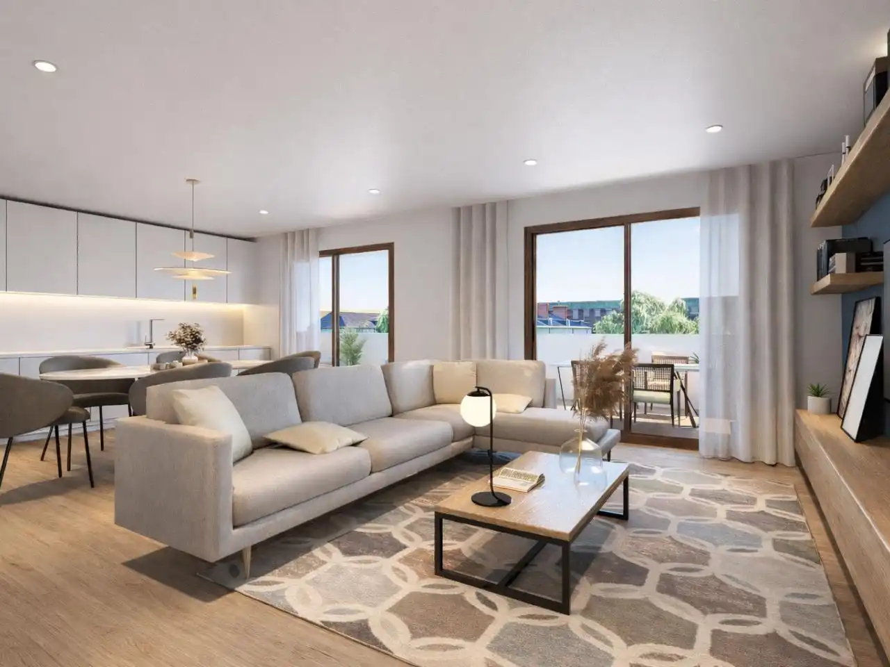 Flat for sale in Rúa Perú, 27, Carballo Living room of Flat for sale in Carballo with Heating, Terrace and Storage room