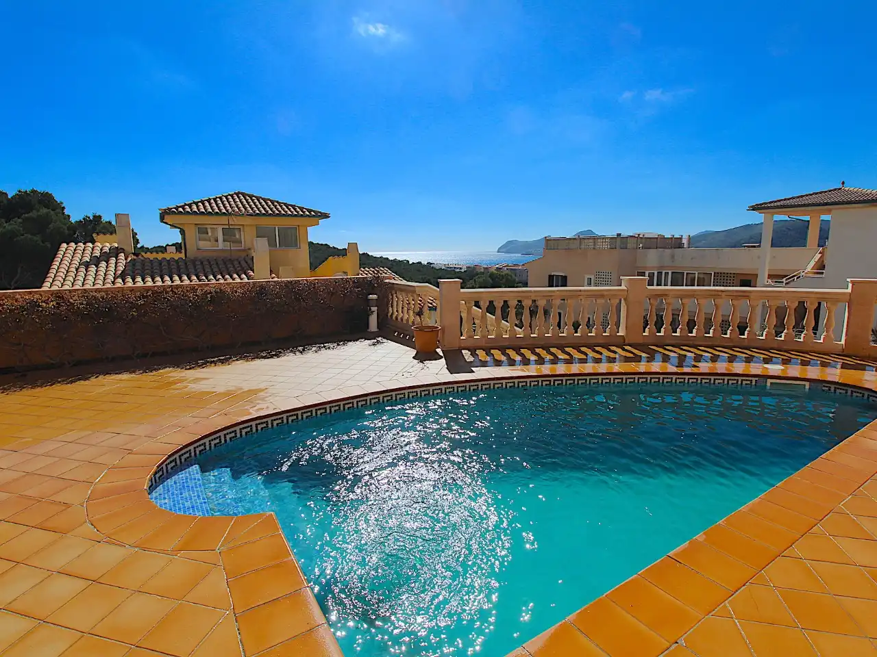 Swimming pool of Houses for sale in Capdepera  with Air Conditioner, Terrace and Swimming Pool